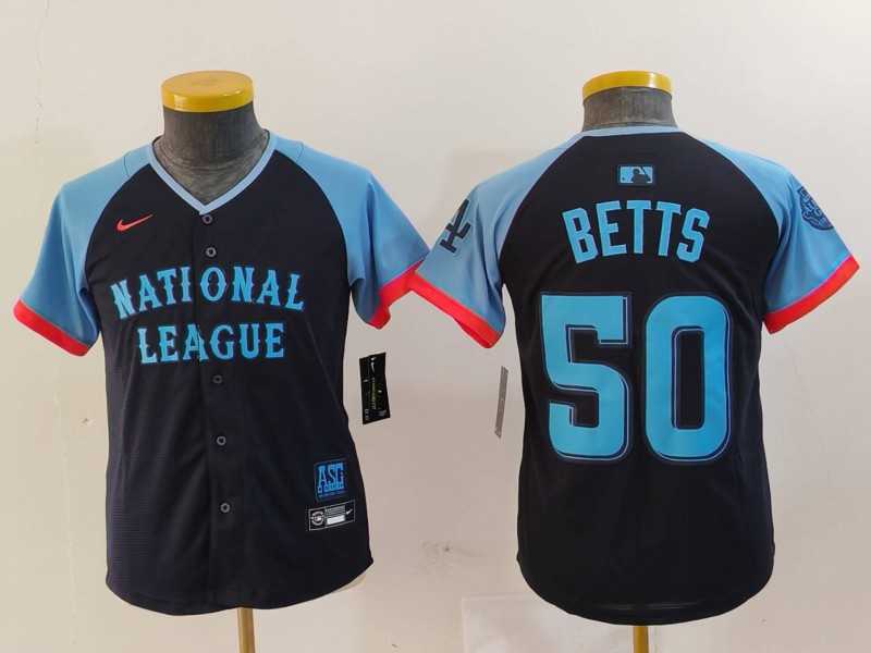 Youth Los Angeles Dodgers #50 Mookie Betts Navy 2024 All Star Limited Stitched Jersey,We sell and wholesale Youth Los Angeles Dodgers #50 Mookie Betts Navy 2024 All Star Limited Stitched Jersey on line form chian!